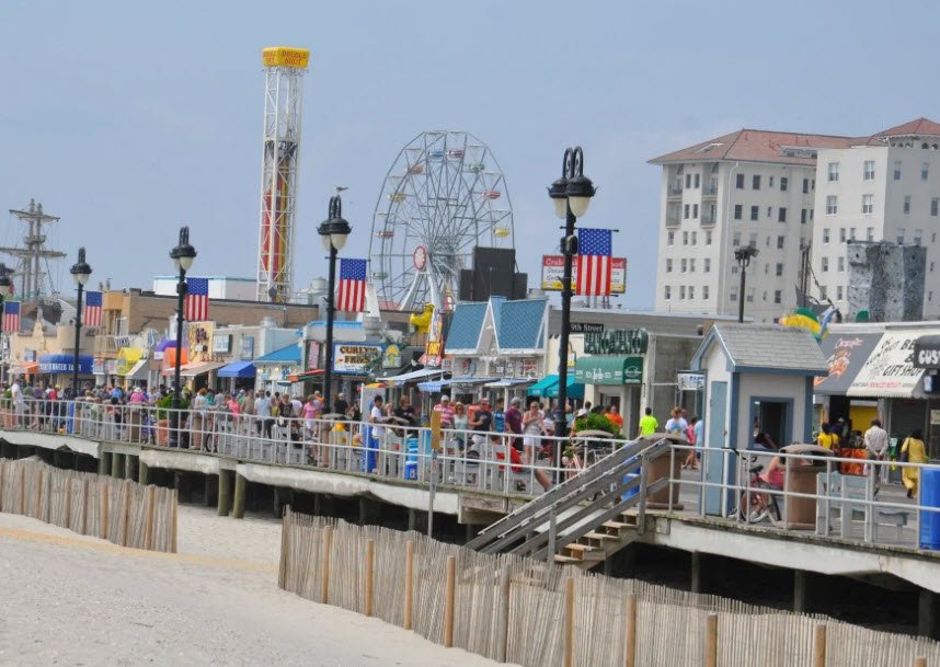 Ocean City Boardwalk, New Jersey, USA
